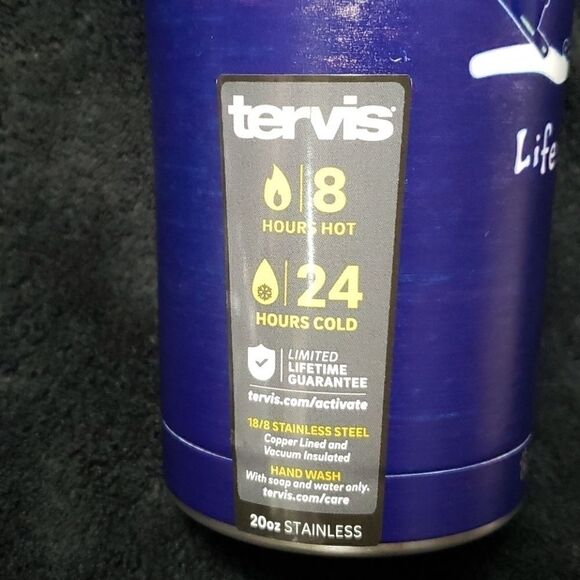 LIFE IS GOOD JAKE SNOWSHOE TERVIS TUMBLER - NEW - Picture 3 of 7